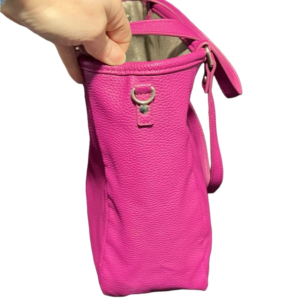 Jewell - Womens Pink & Silver Reversible Tote Bag